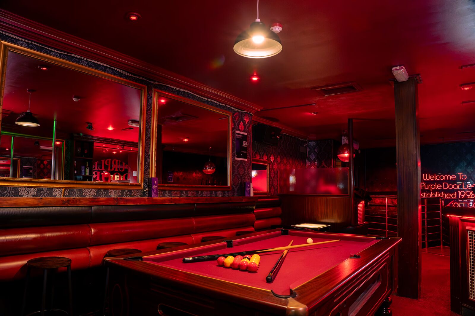 The Purple Door Leeds club interior